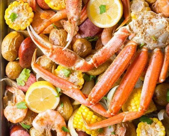 Lb Snow Crab & Whole Shrimp