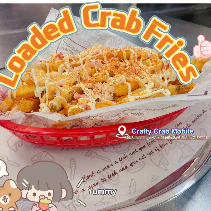 Loaded Crab Fries